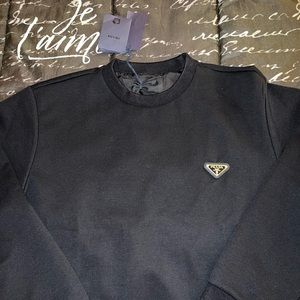 Prada black XS sweatshirt